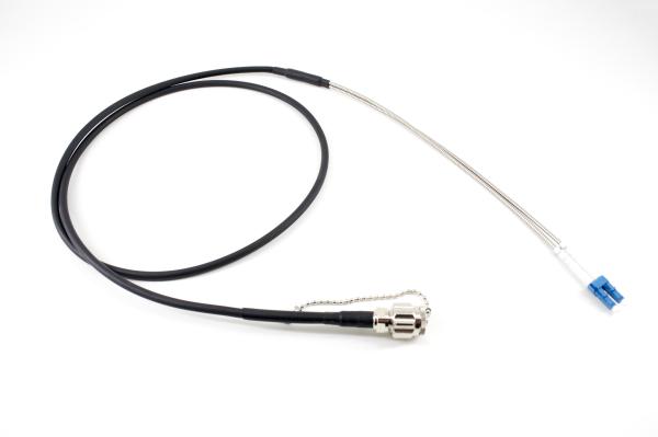 O conjunto de cabo da fibra IP68 exterior Waterproof 2 4 fibras obstrui/soquete para duplex o LC