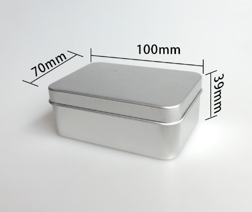 100 * 70 * 39 Квадратная гостиница для мытья рук Алюминиевая коробка для мыла Диспансерная металлическая коробка