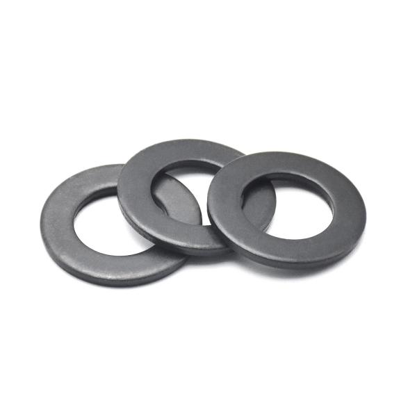 Carbon Steel Q235 Blacked DIN 125 Flat Washer Hardness 140HV 200HV