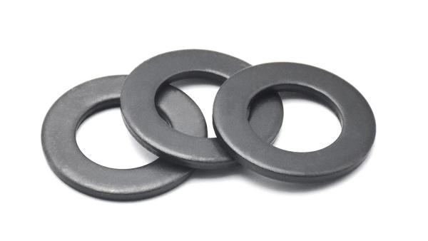 Carbon Steel Q235 Blacked DIN 125 Flat Washer Hardness 140HV 200HV