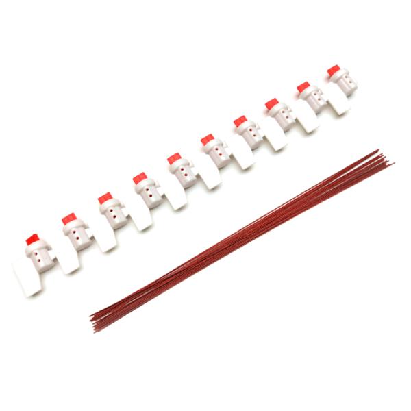 OEM ABS Electric Meter Lead Seals With Twist Tight Locking Mechanism