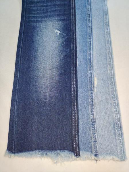 Tissu denim INDIGO FONCÉ en coton polyester de poids lourd 11,4 oz avec construction 10+10*7 JSD3243 pour jeans