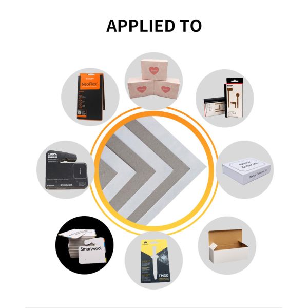 Class AAA Duplex Board Paper with Standard Thickness and Die Cut Neatly for Premium Packaging