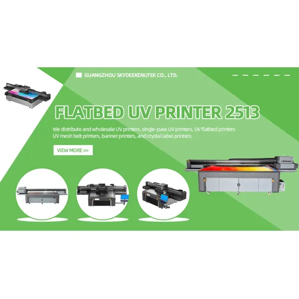 Large Format UV Flatbed Printer Inkjet Glass Automatic Screen Printing Machine