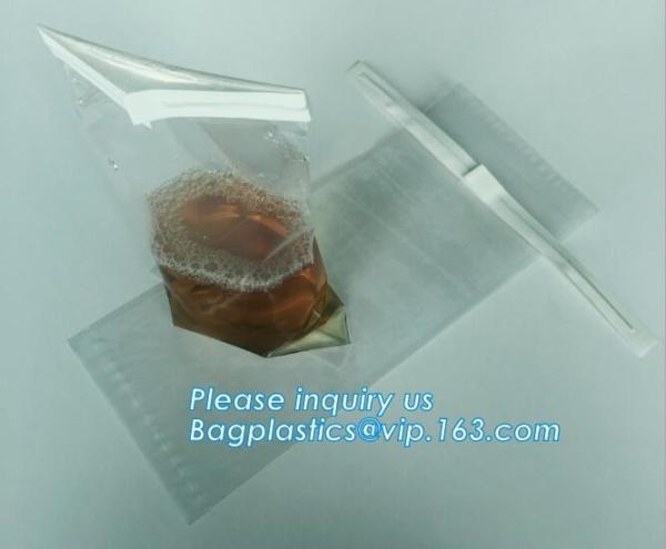 Food safety, Sampling bag, sterile, for medical and food applications, Translucent Sterile Sampling Bag, bagplastics, pa