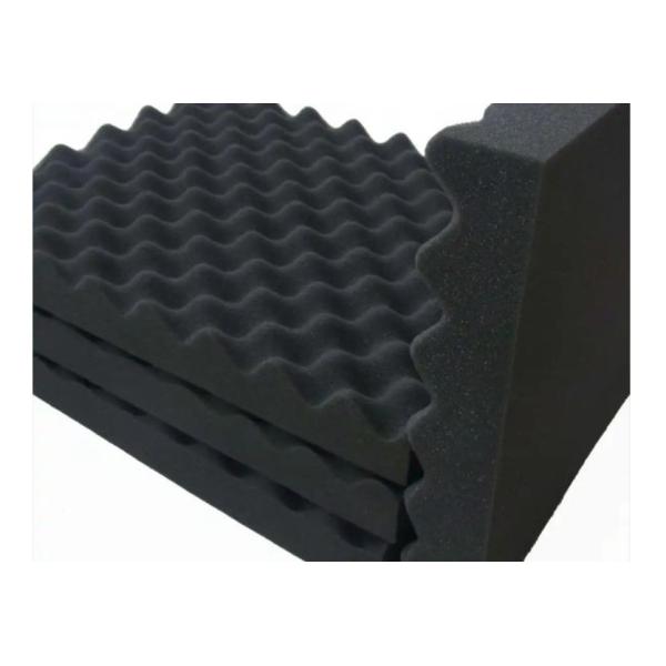 White and Black Soundproof Polyester Fiber Acoustic Panel for Office Sound Absorption