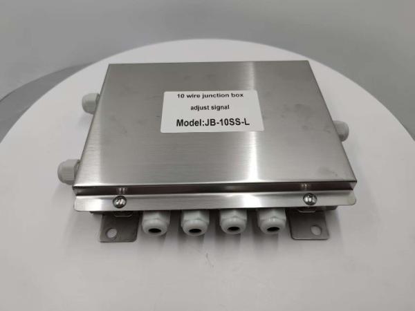 Waterproof Grade IP67 Stainless Steel Junction Box 10 Wire For Weighbridge