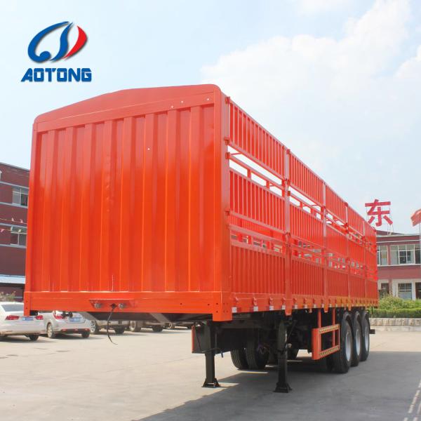 40ft 4-Axle Fence Semi Trailer with 600mm Cargo Transport