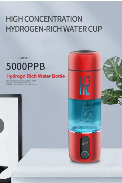 Custom Logo Hydrogen Alkaline Water Bottle Hydrogen Bottle Generator 800g
