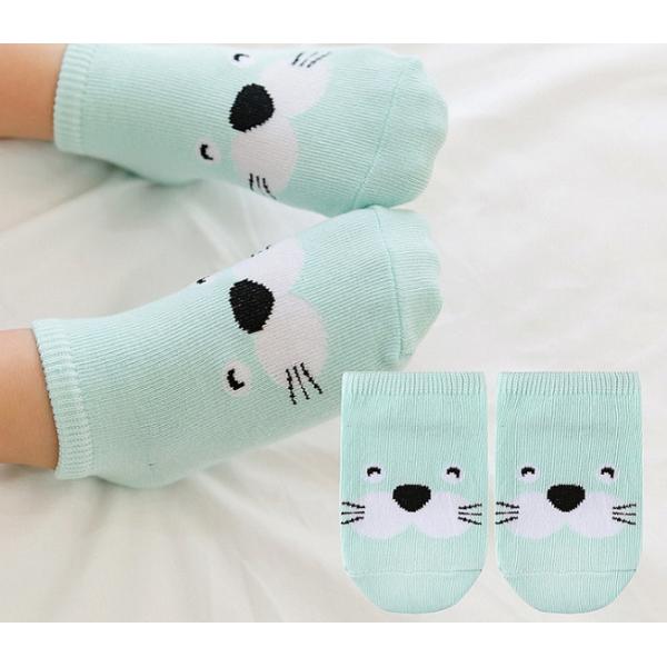 Jacquard Logo Baby Essentials Socks , Sweat Absorbent Funny Baby Socks Kids Warm Socks