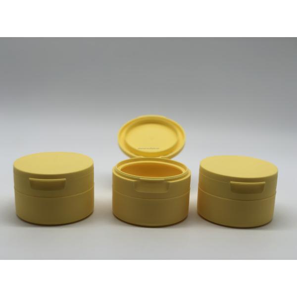 2.65Оз/75г Пустая косметическая банка Упаковка PP Пластиковая косметическая банка с PMMA круглым цилиндром