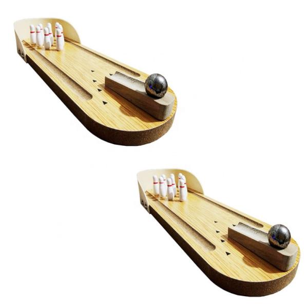 O boliches Tabletop da madeira de Kingda 350g ajustou a aprovação interna do CE dos esportes da família