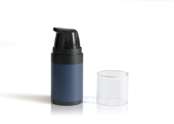 Durable Airless Cosmetic Bottles With Black Lotion Dispenser Pump Matte Finish