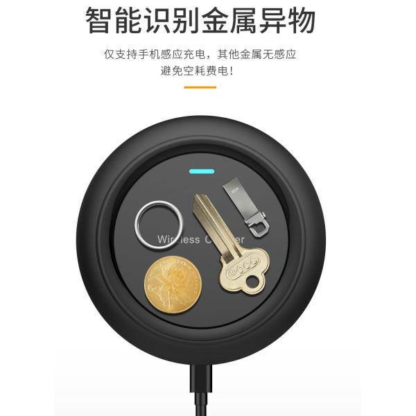 Fashionable Rohs Marble Wireless Phone Charger With Cooling / Mobile Phone Accessories