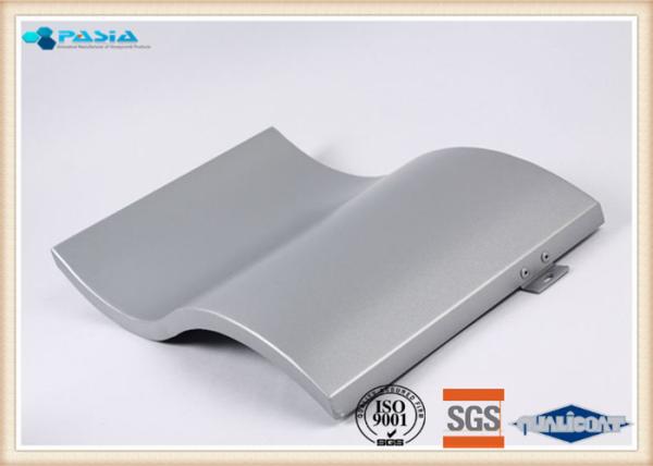 Corrugated Aluminum Sheet Metal , Lightweight  Aluminum Ceiling Panels