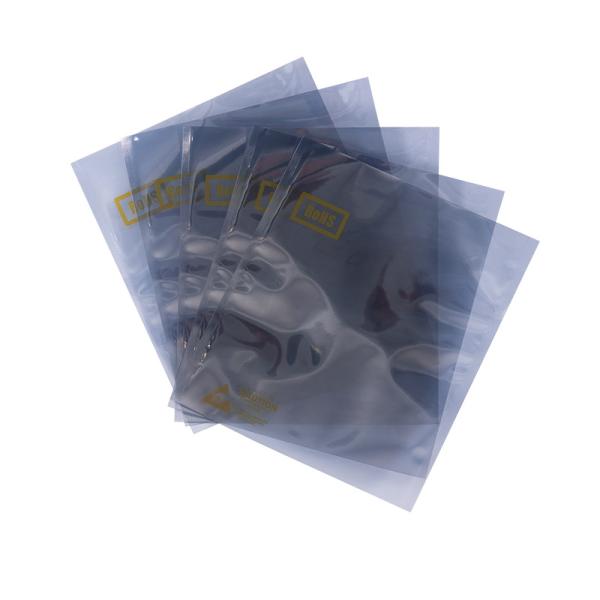 Grey Components Packaging OEM Anti Static ESD Shielding Bags Logo Printed
