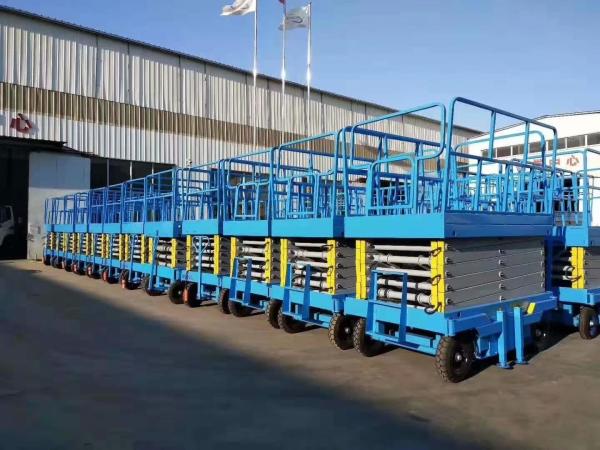 6m 8m 10m 12m 14m 16m elevador eléctrico de tesoura plataforma de trabalho aérea elevador de homem para venda