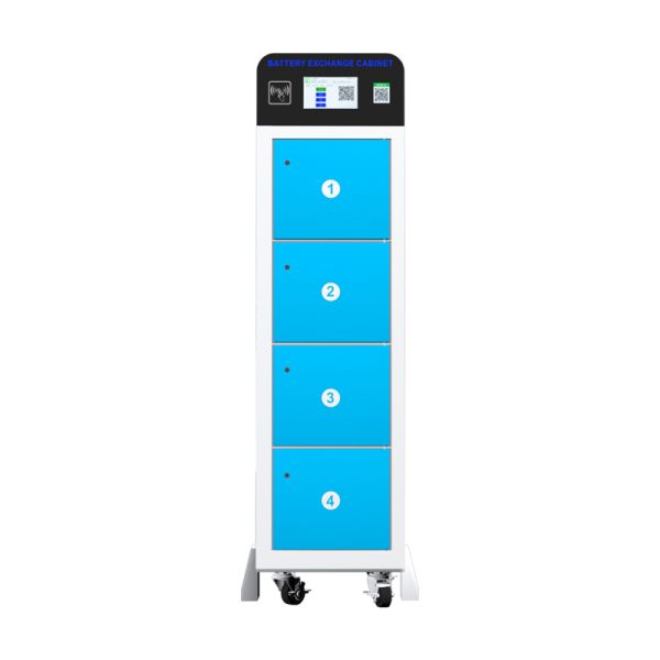 Custom 4 Slot Battery Swapping Cabinet Change Station For Electric 3/4 Wheeler Car
