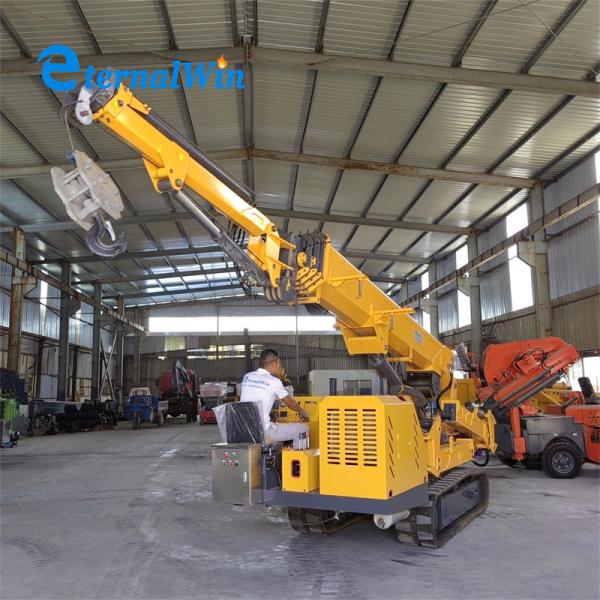 EPA дизельный двигатель 5 тонн 8 тонн паукообразный кран с телескопическим бумом