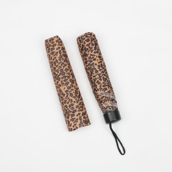 21 inch low costs promotional full color printing pongee 3 fold umbrella