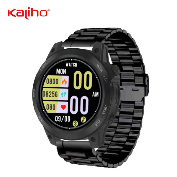 Blood Oxygen Support Bluetooth Calling Smartwatch With Silica Gel Wristband And Memory