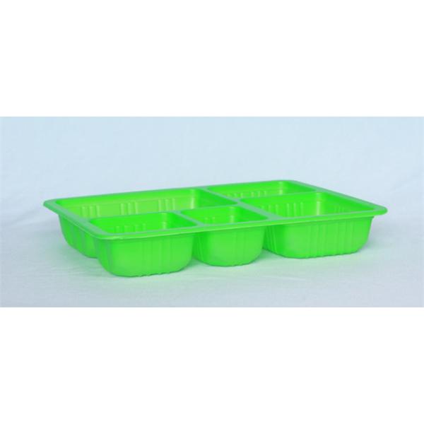 PP 5 Compartment Lunch Box Disposable Lunch Packing Box Bento 270mm