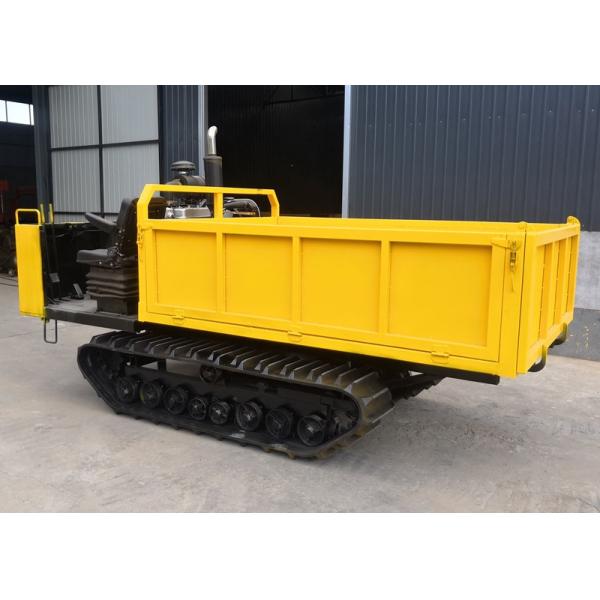 Heavy Duty Steel Tracked Chassis With Remote Control Crane Boom For Construction & Drilling