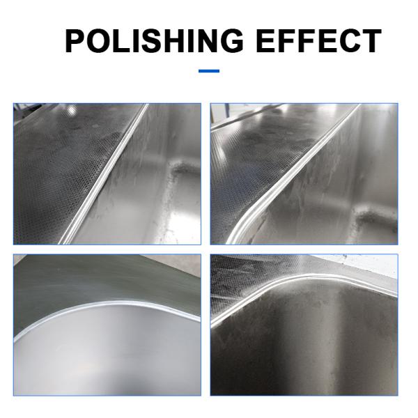 Hwashi Inox SS304 Kitchen Double Sink Seam Welding Machine and Stainless Steel CNC Sink Polishing Machine Grinder