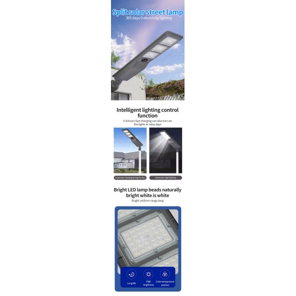 Ultra Bright Solar LED Streetlights Courtyard Solar Lights Waterproof