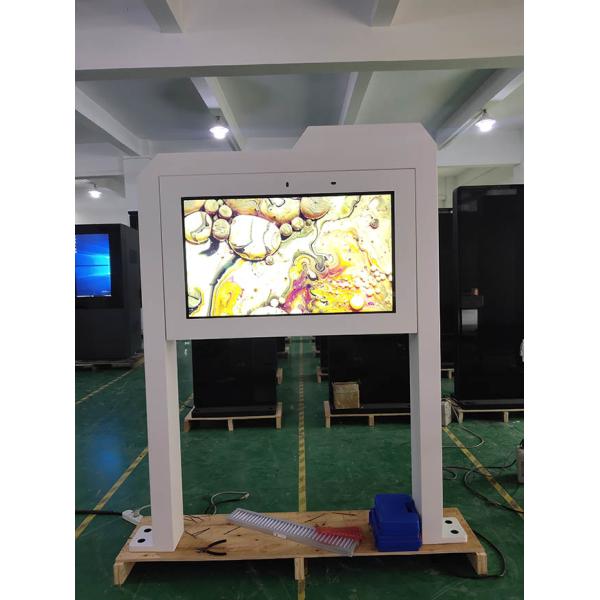 Factory Wholesale Floor Stand Outdoor Capacitive 4K Screen Sunlight Readable Tv Ip55 Exterior Digital Menu Board