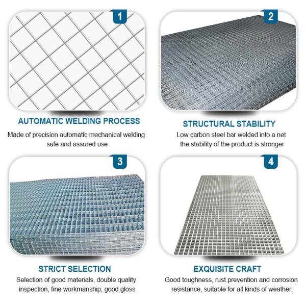 Green Farm Fence 3x3 Cattle Heavy Gauge Galvanized Welded Wire Mesh Panel Pvc Coated