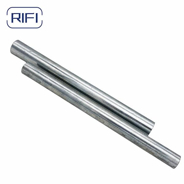 Hot Dipped Galvanized EMT Conduit Pipe 1 / 2 Inch Carbon Steel
