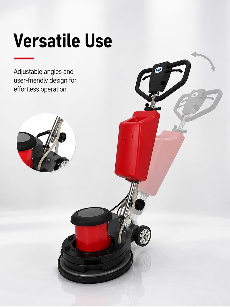Eccentric Single Disc Carpet Cleaning Machine Shopping Mall Hotel Marble Tiles Scrubber