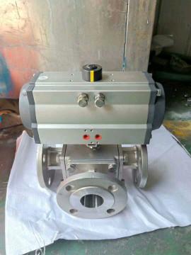Dual Double Action Pneumatic Actuator double acting piston actuator