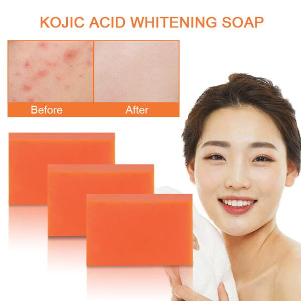 Sabão clareando ácido Kojic do OEM da qualidade da altura para todo o - alvejante da pele, antienvelhecimento