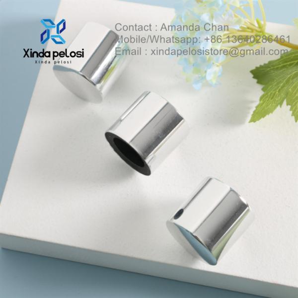 Factory Cosmetic Packaging Plastic Custom Reusable Screw Lip Metal Screw Cap