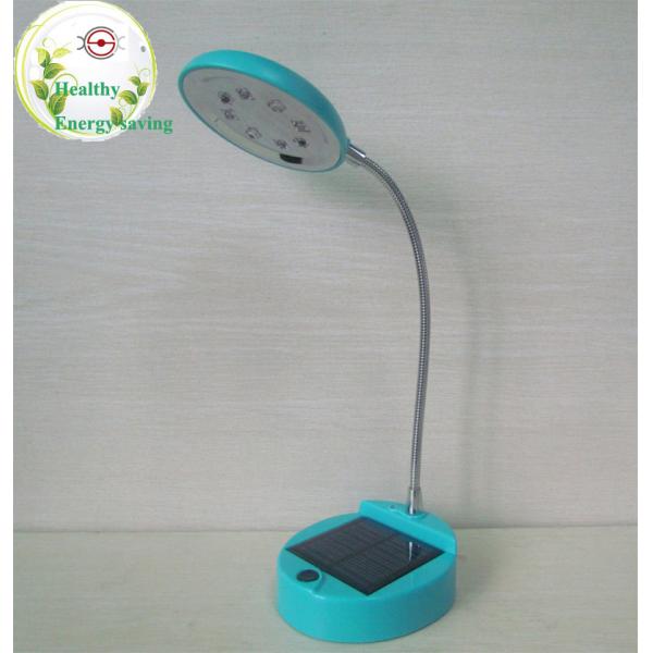 Energy saving green 100 * 92 * 260mm 80mAh / 5.5V 8LEDs solar powered led lamp