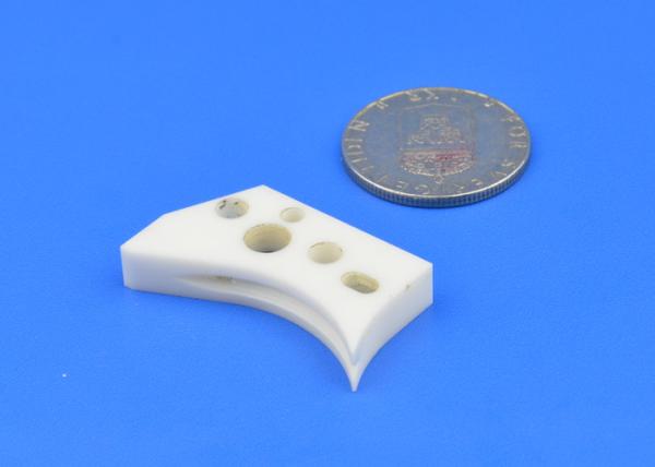 Small Machinable Ceramic Block with Holes / Groove High Uniformity