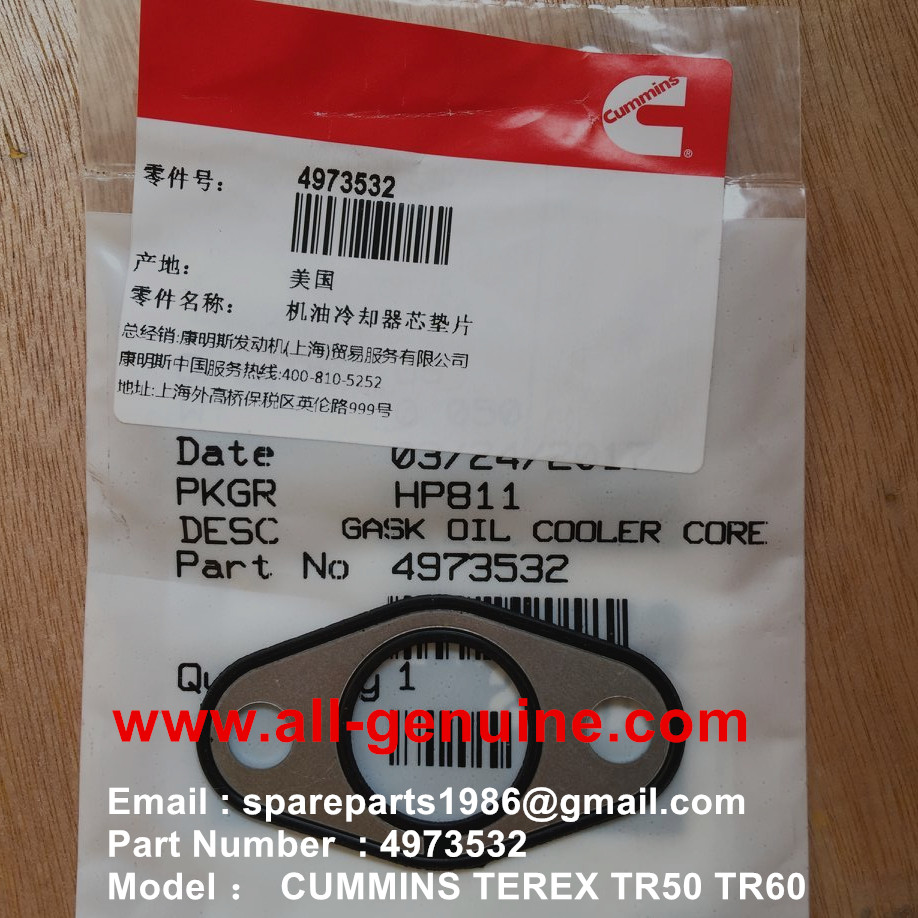  TEREX 4973532 GASKET NHL MINING DUMP TRUCK TR35 TR50 TR60 TR100 3305B 3305F 3303 3307 TR45 TR70 MT4400