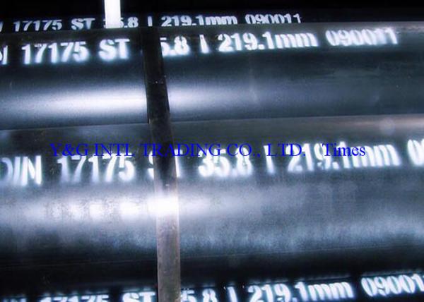 Precision Seamless Steel Tubing / Carbon Steel Seamless Tube DIN 17175 St35.8 St45.8