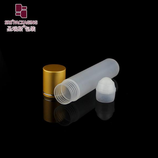 Wholesale frost round shape stock products 30ml empty roller bottle for deodorant