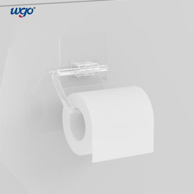 14.5cm Self Adhesive Clear Toilet Paper Holder PET PC roller ISO 9001