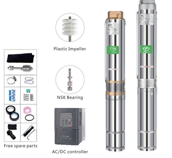 200m submersible Solar Water Pump