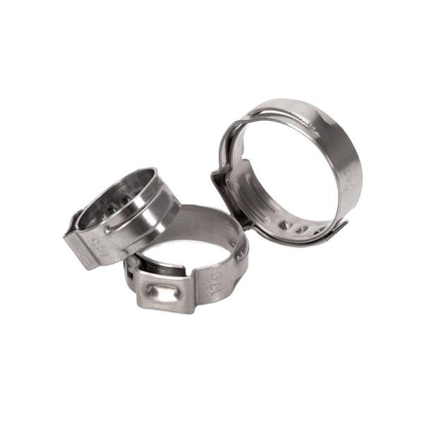 Metric Measurement System Carbon Steel Single Ear Stepless Clamp for Car and Motorcycle Pipe ANSI/ASME Standard Easy Installation