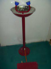 Stable Portable Eyewash Station , Red Lab Emergency Eye Wash Station