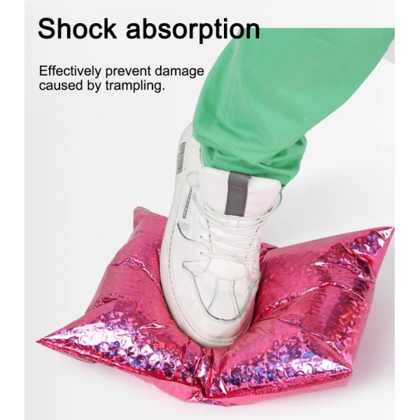 Holographic Poly Metallic Bubble Envelopes Mailer For Shipping