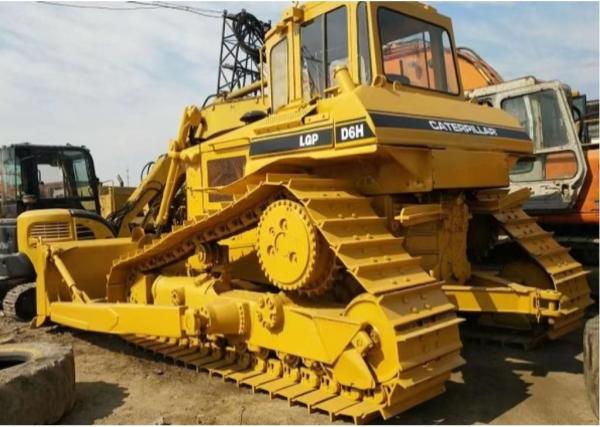 Bulldozer CAT D6H d'occasion de 160 kW à basse température avec une capacité de carburant de 450 litres