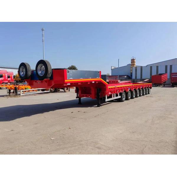 Customized 16500*2550*3580mm Flatbed Semi Trailer for Heavy-Duty Transportation