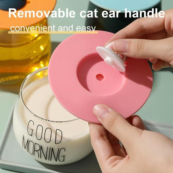 Силиконовые крышки чашек Чашки Чашки для кофе Чаепитие Чашки для воды крышки антипылевые Милый мультфильм для стеклянной чашки Чашка для кофе