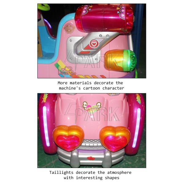 Plastic Material Coin Operated Children 's Rides On Car Toy Machine For Star Hotels